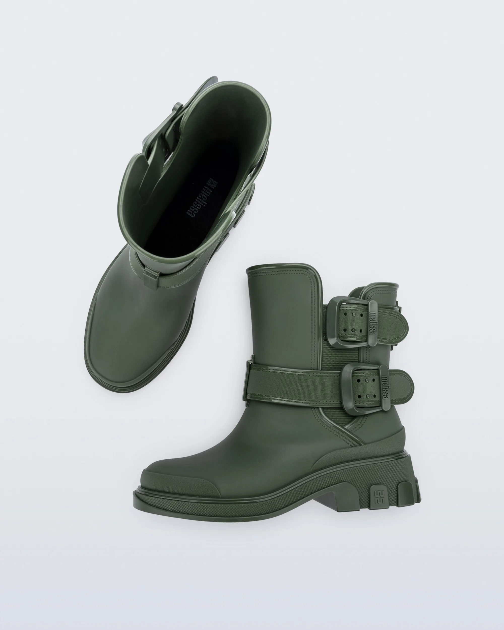 Discount Melissa Bang Boot Green