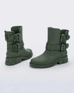Discount Melissa Bang Boot Green