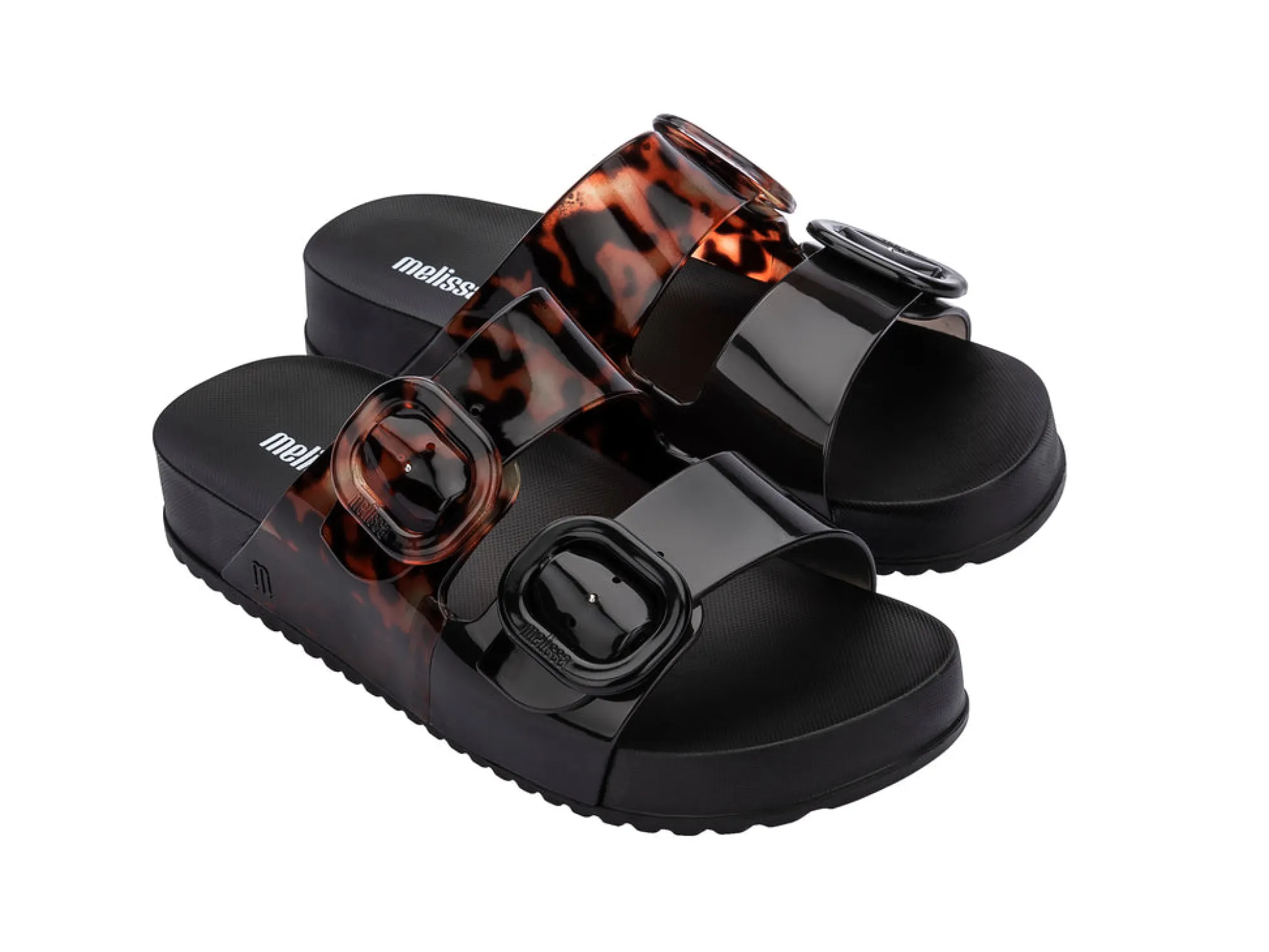 Hot Melissa Cozy Black/Clear Tortoise