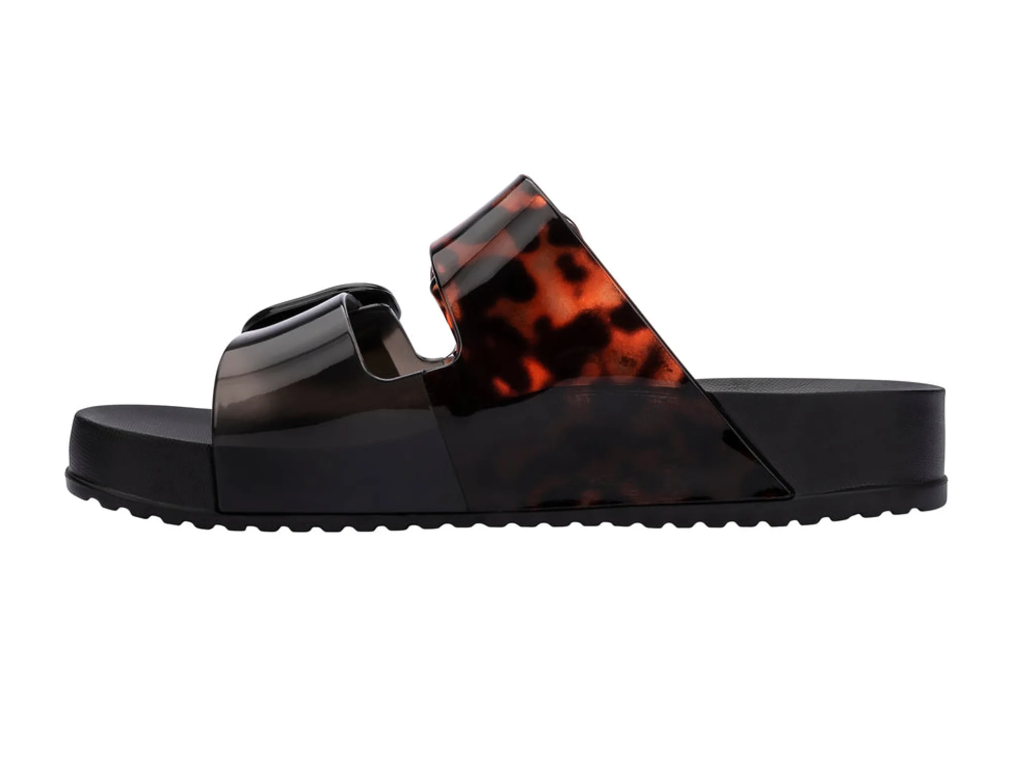 Hot Melissa Cozy Black/Clear Tortoise