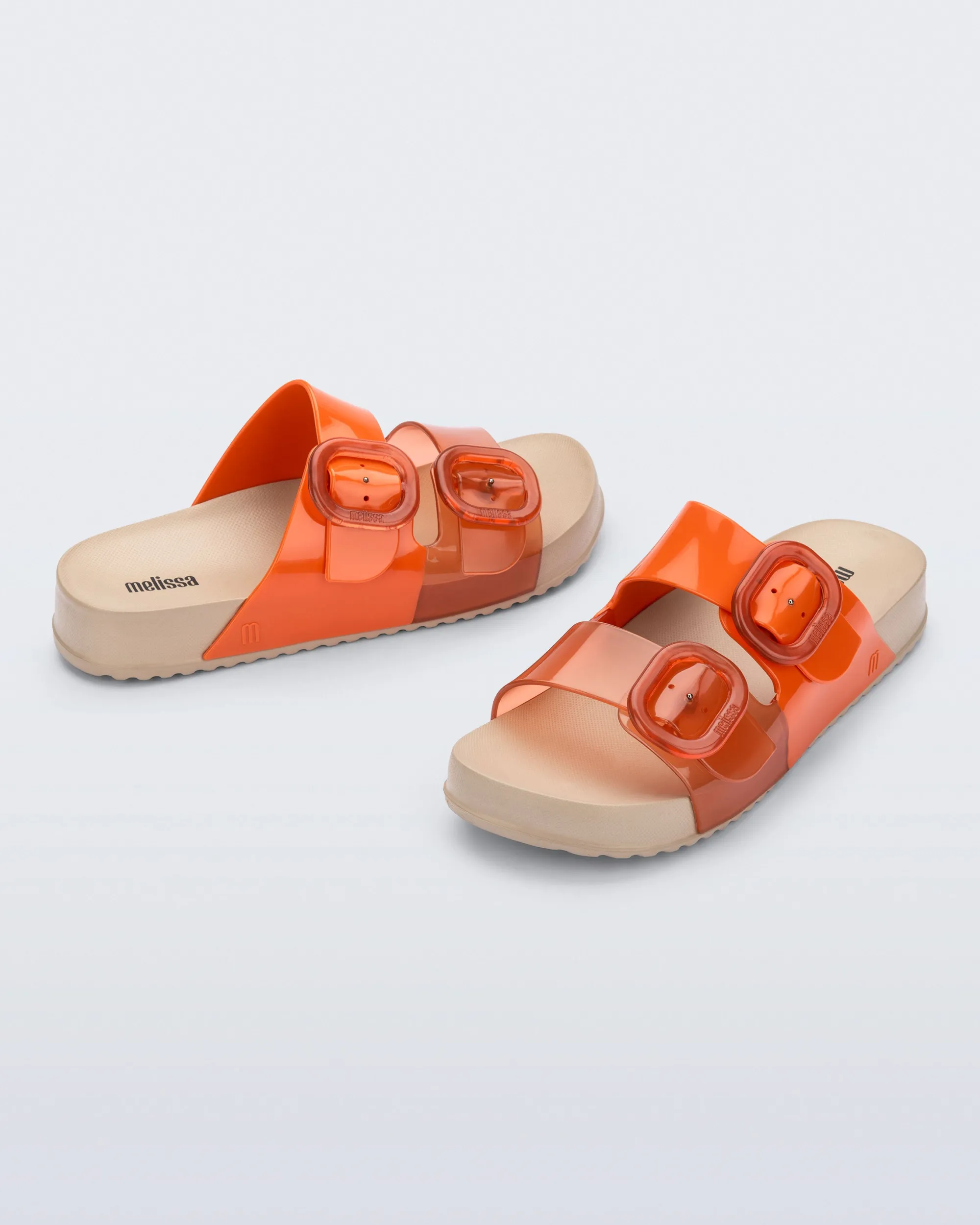 Discount Melissa Cozy Beige/Orange