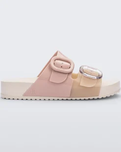Discount Melissa Cozy Beige/Pink