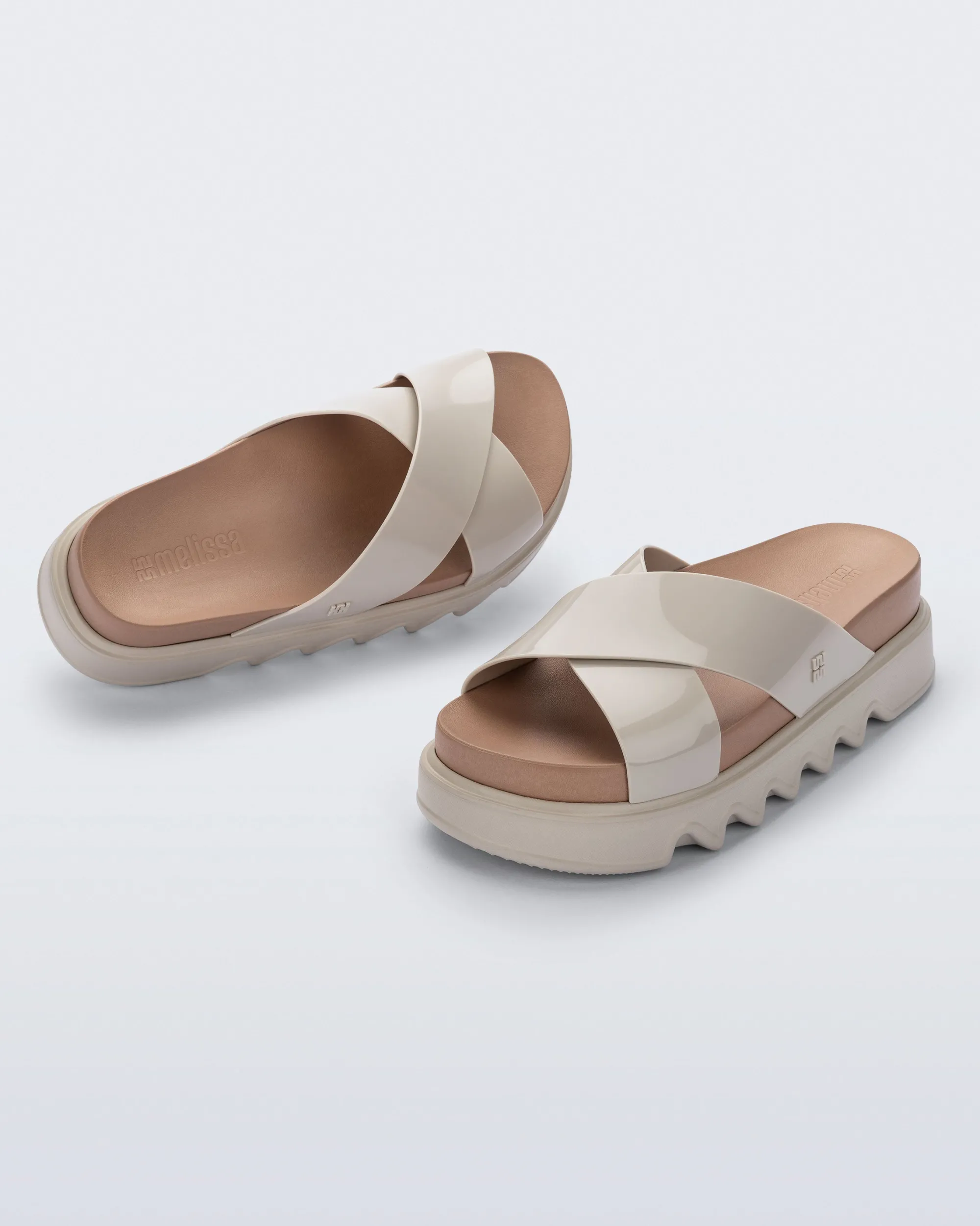 Melissa Cozy Cross Platform Beige/Brown