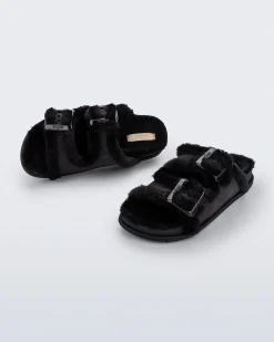 Outlet Melissa Cozy Warm Slide Black