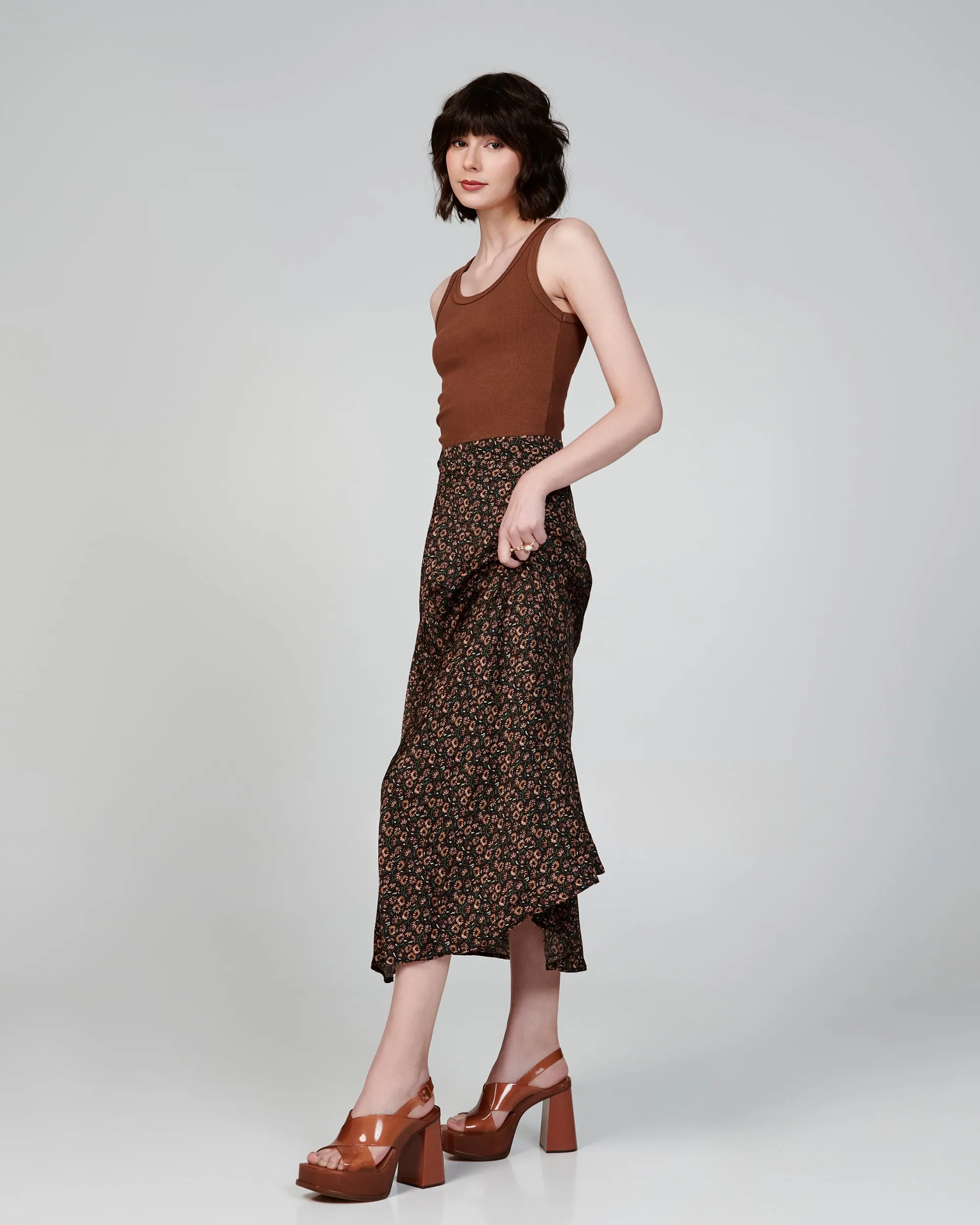 Online Melissa Dance Heel Brown