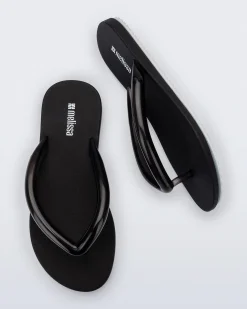 Melissa Flip Flop Airflow Black/White