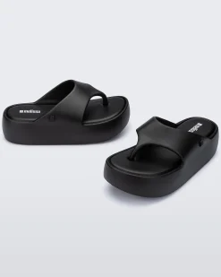 Hot Melissa Free Platform Thong Black