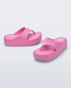 Clearance Melissa Free Platform Thong Pink