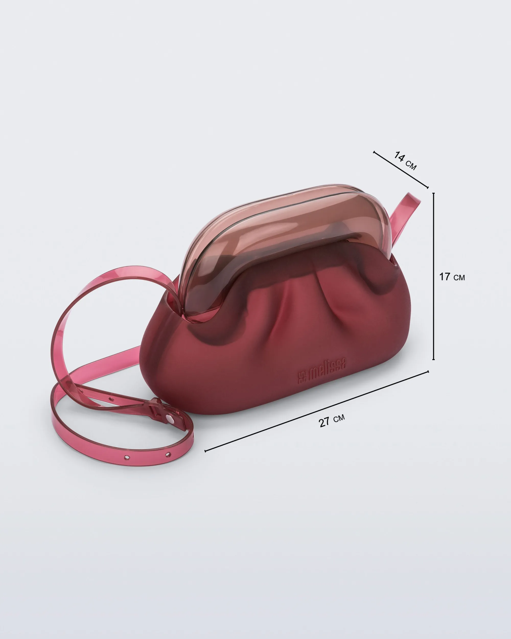Hot Melissa Glass Bag Red/Brown