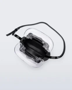 Clearance Melissa Glass Bag Black/Clear