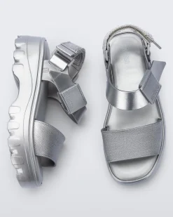 Melissa Kick Off Sandal Silver