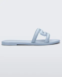 Outlet Melissa M Slide Light Blue
