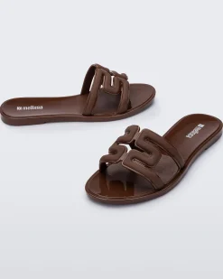 Hot Melissa M Slide Brown