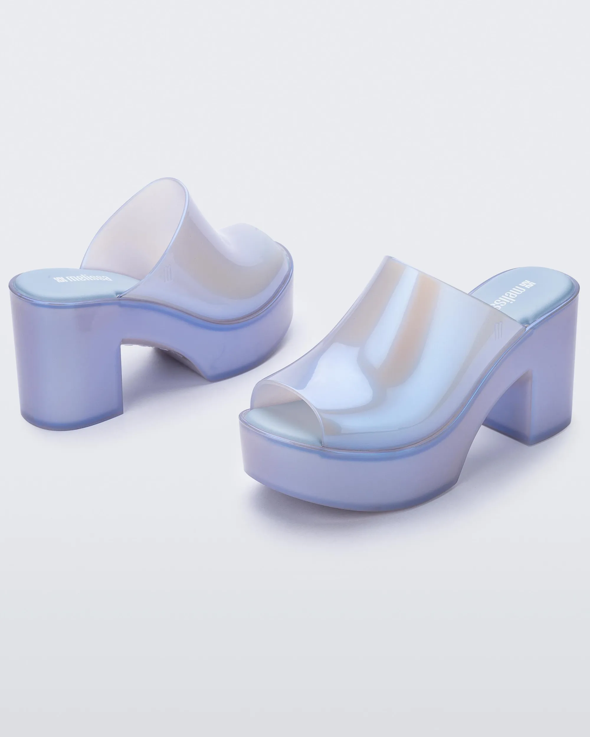 Melissa Mule Hype Pearly Blue