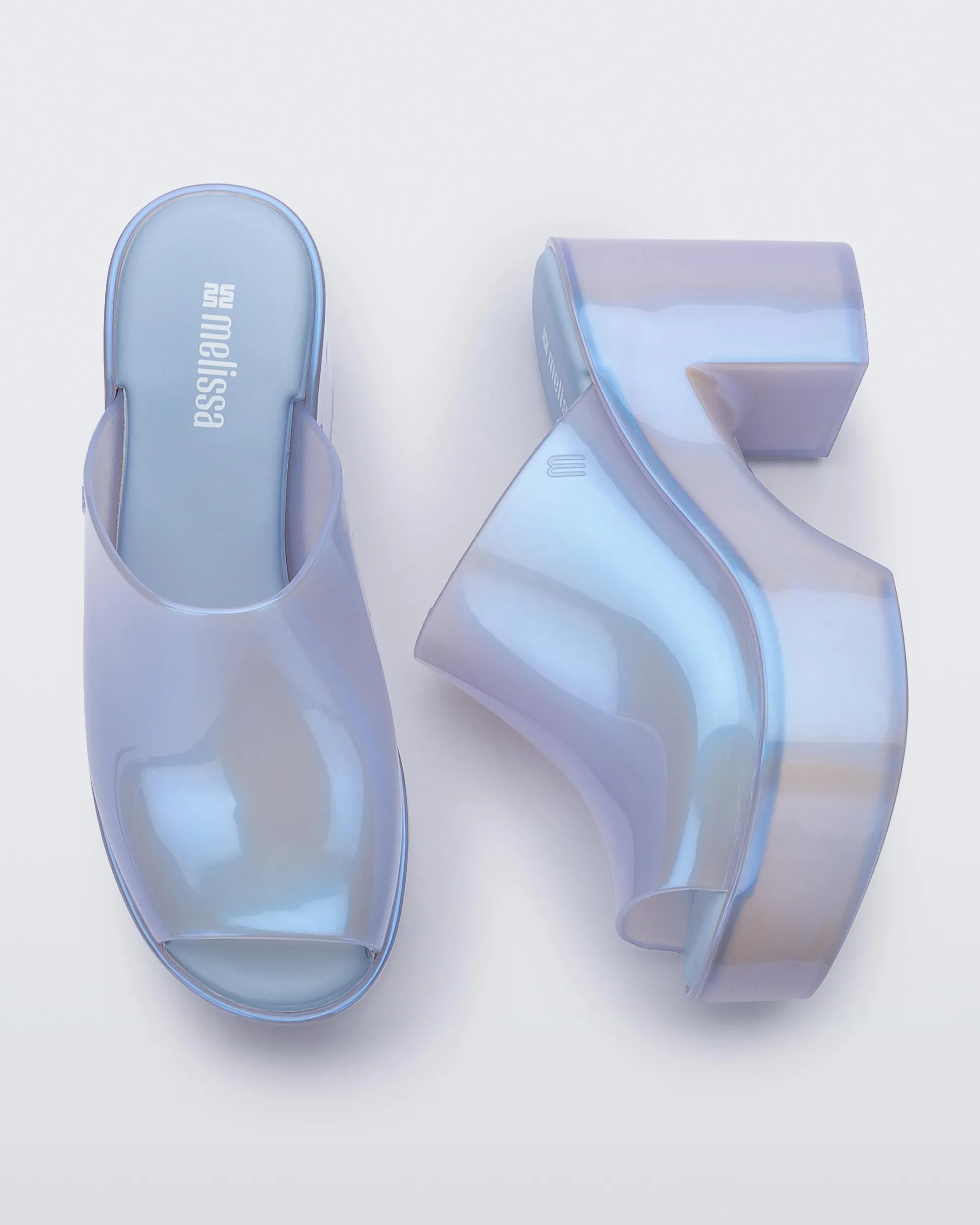 Melissa Mule Hype Pearly Blue