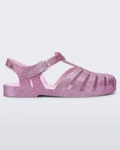 Online Melissa Possession Pink Silver Glitter