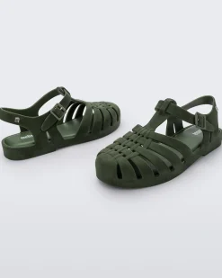 Outlet Melissa Possession Velvet Green Flocked