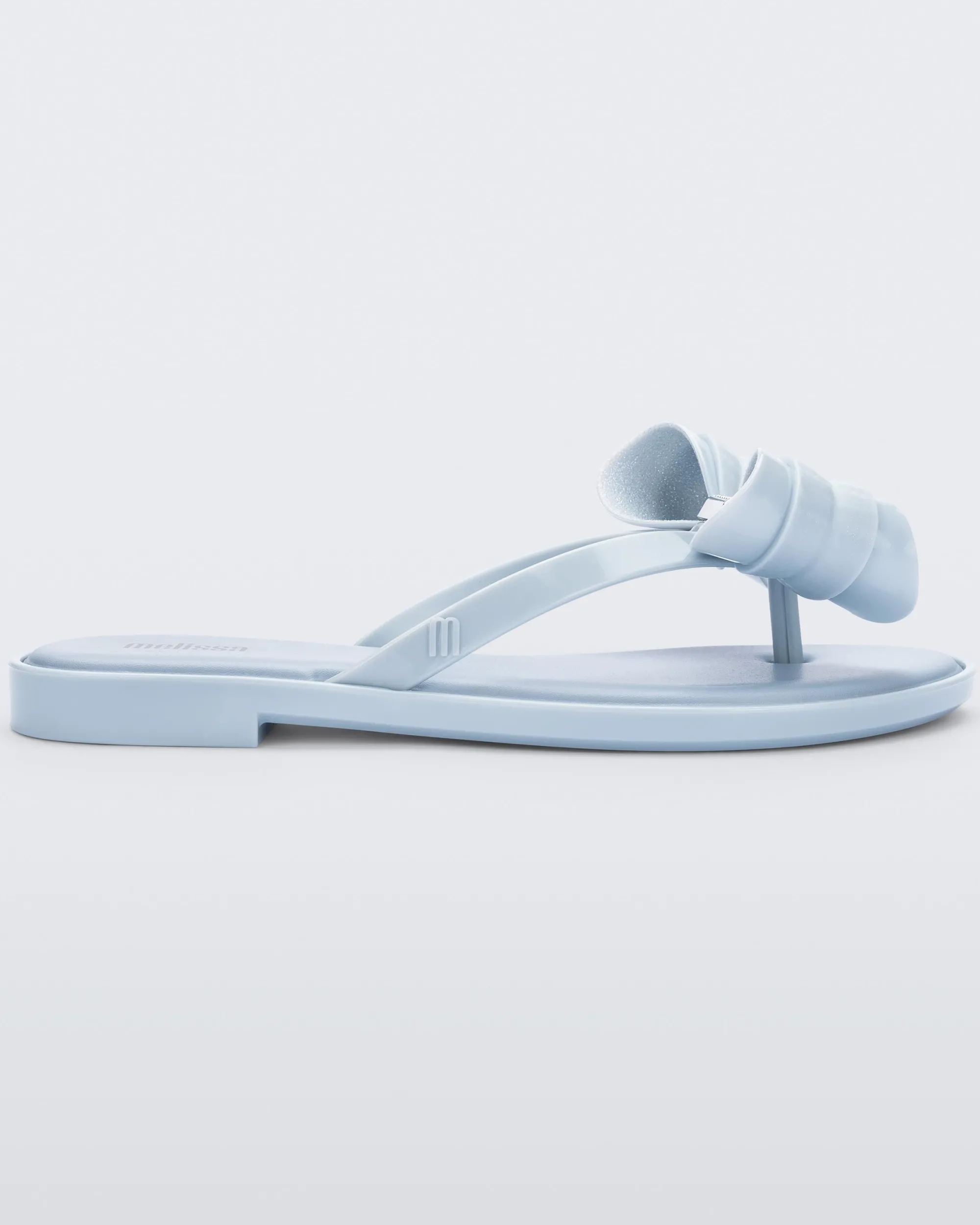 Outlet Melissa Slim Flip Flop Glitter Blue