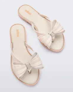 Outlet Melissa Slim Flip Flop Light Beige