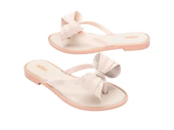 Outlet Melissa Slim Flip Flop Light Beige