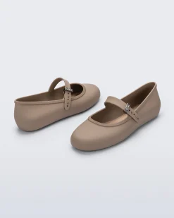 Clearance Melissa Soft Ballerina Dark Beige