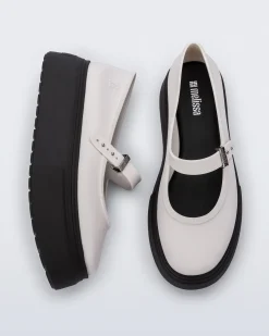 New Melissa Soft Ballerina Platform Black/White