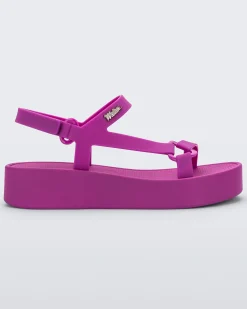 Online Melissa Sun Downtown Platform Dark Pink