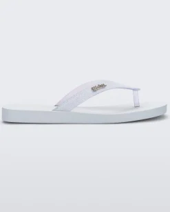 Best Melissa Sun Long Beach White/Glitter Clear